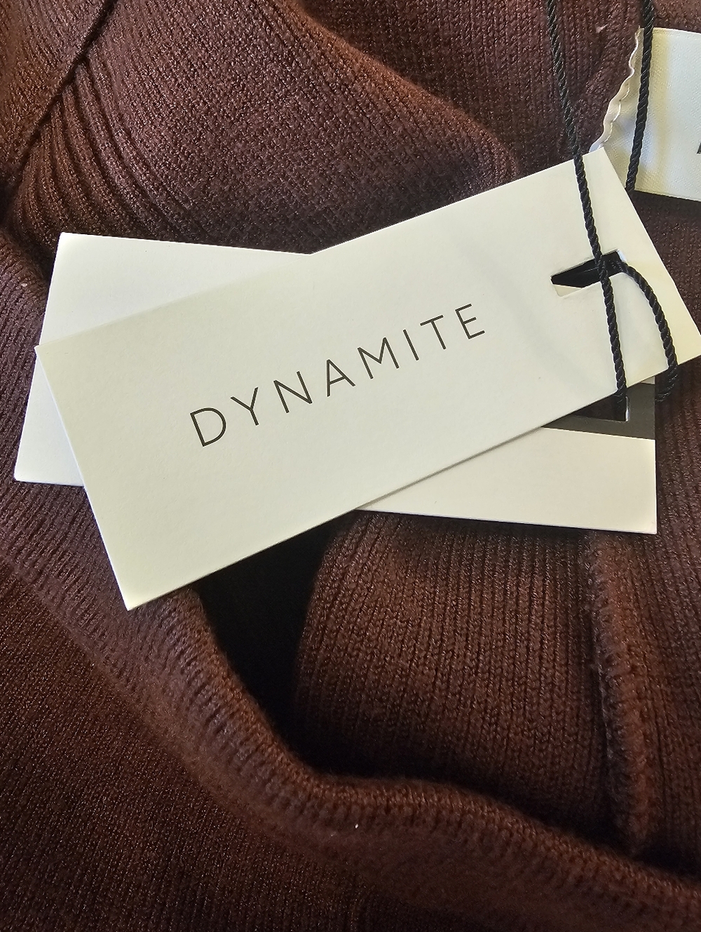 Brown Dynamite Women's Rib Yarn Shorts - Picture 5 of 9